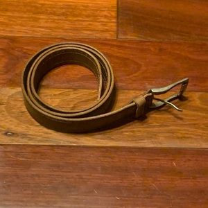 Belt, leather suede, new, tan, size 34